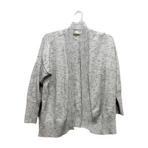 R D Style Womens Heather Gray Open Cardigan Size XL